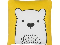 Cuscino decorativo WARANASI Cotone 45 x 45 cm Giallo