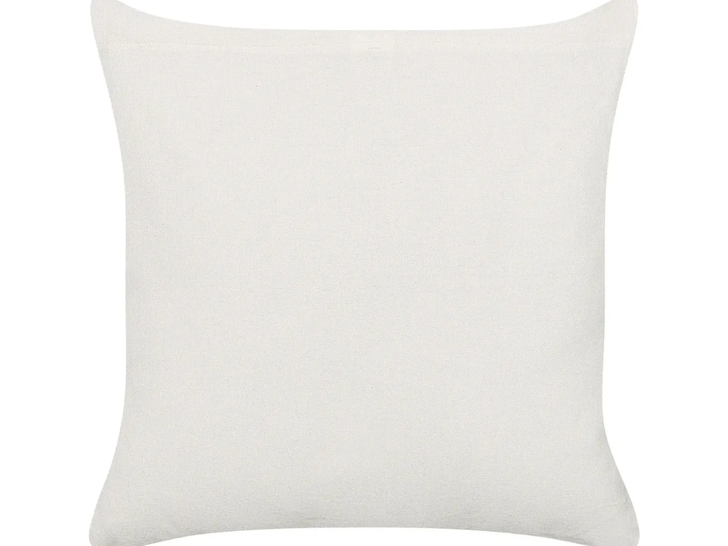Cuscino decorativo WOODI Cotone 45 x 45 cm Giallo Trama geometrica