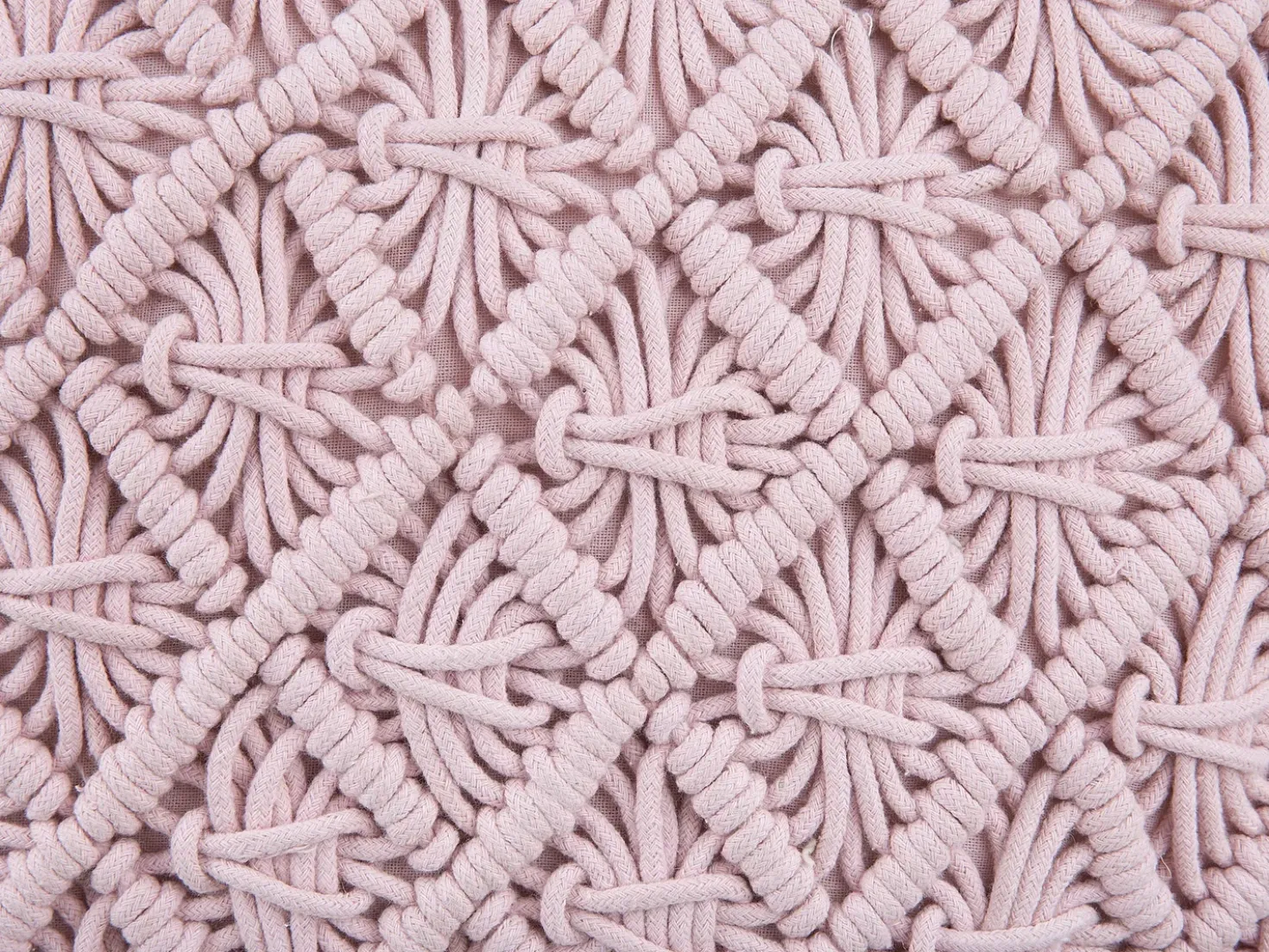 Cuscino decorativo YANIKLAR Cotone 40 x 40 cm Rosa Trama geometrica