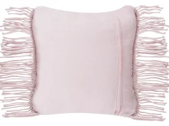 Cuscino decorativo YANIKLAR Cotone 40 x 40 cm Rosa Trama geometrica