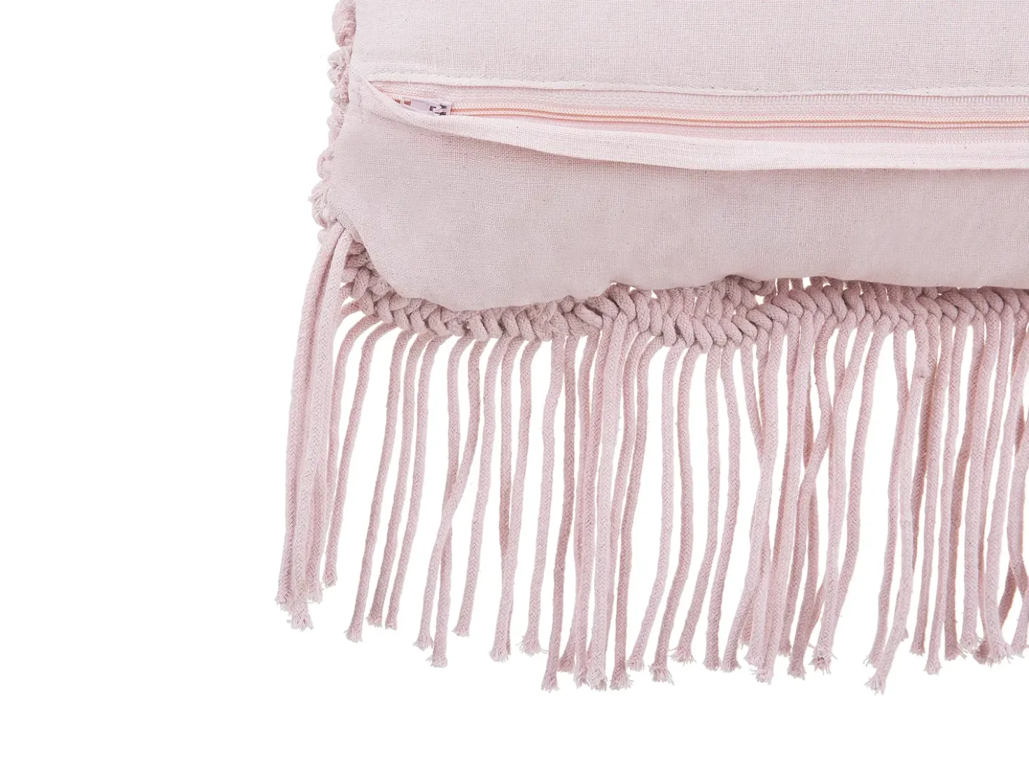Cuscino decorativo YANIKLAR Cotone 40 x 40 cm Rosa Trama geometrica