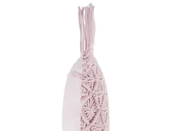 Cuscino decorativo YANIKLAR Cotone 40 x 40 cm Rosa Trama geometrica