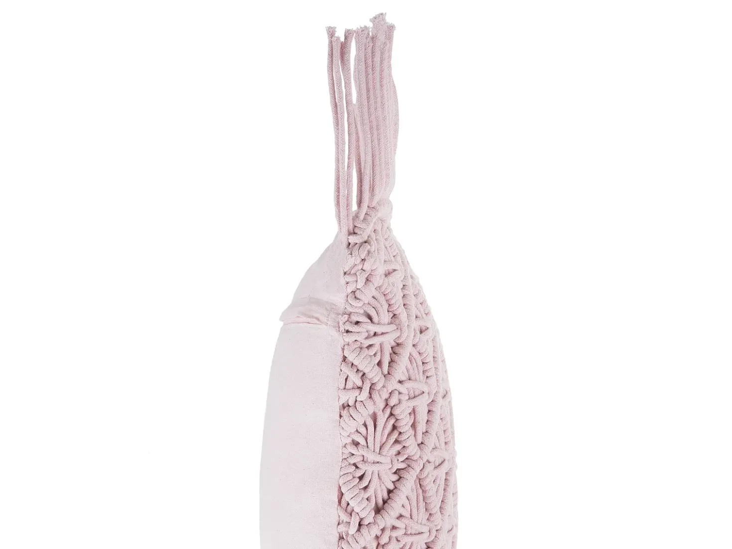 Cuscino decorativo YANIKLAR Cotone 40 x 40 cm Rosa Trama geometrica