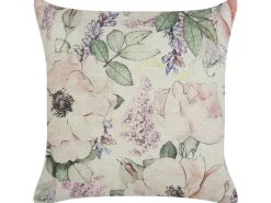 Cuscino decorativo ZAHRIYE 45 x 45 cm Viola Trama floreale