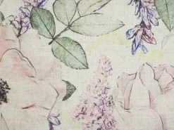 Cuscino decorativo ZAHRIYE 45 x 45 cm Viola Trama floreale