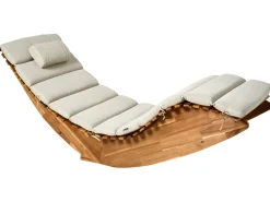 Cuscino per sdraio BRESCIA PREMIUM 180 x 60 cm Tortora