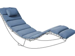 Cuscino per sdraio BRESCIA PREMIUM 180 x 60 cm Blu