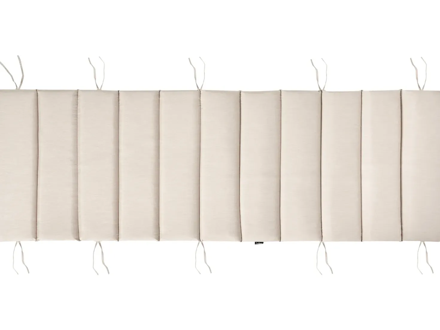 Cuscino per sdraio BRESCIA PREMIUM 180 x 60 cm Beige chiaro
