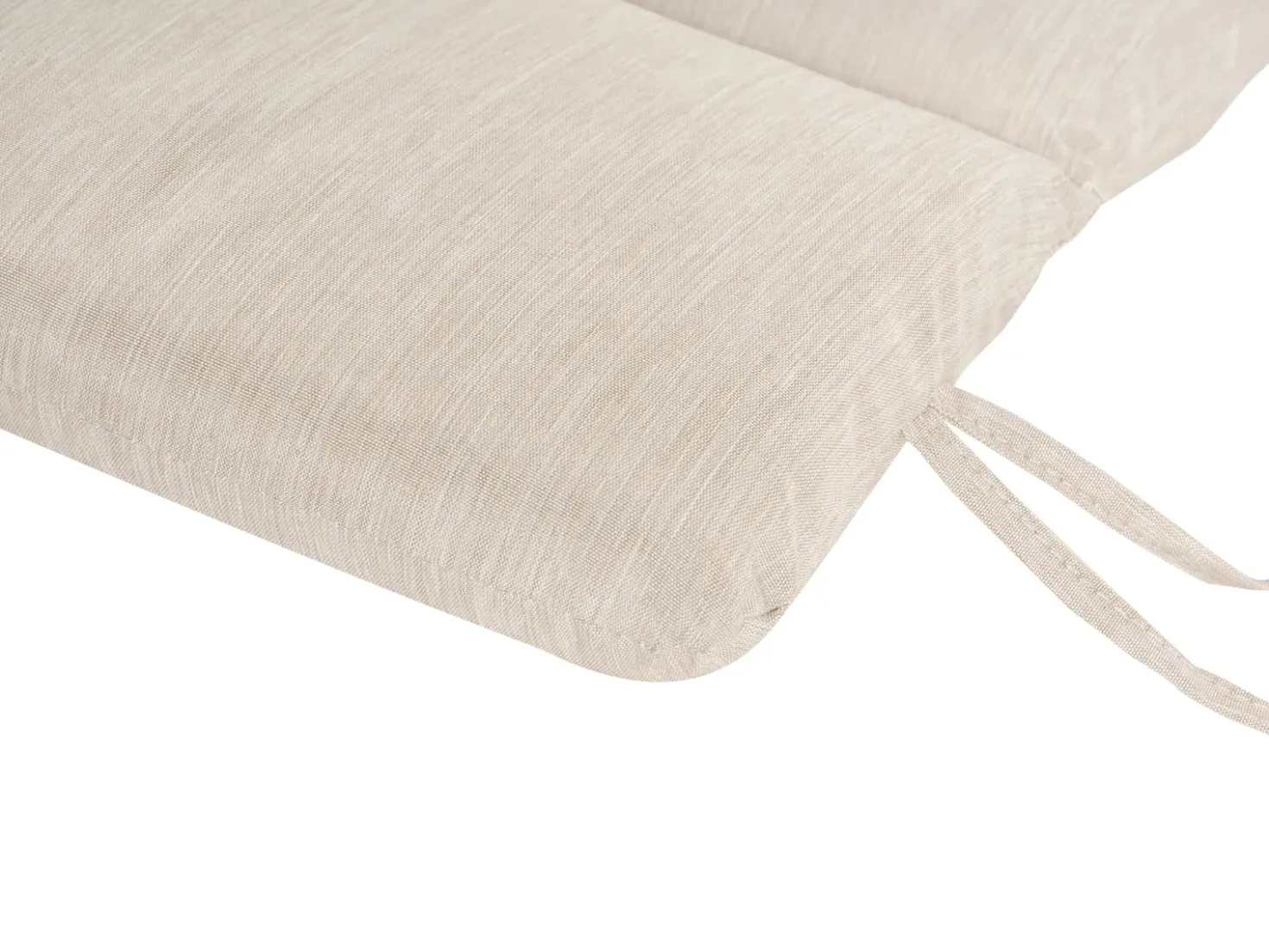 Cuscino per sdraio BRESCIA PREMIUM 180 x 60 cm Beige chiaro