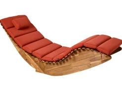 Cuscino per sdraio BRESCIA PREMIUM 180 x 60 cm Rosso