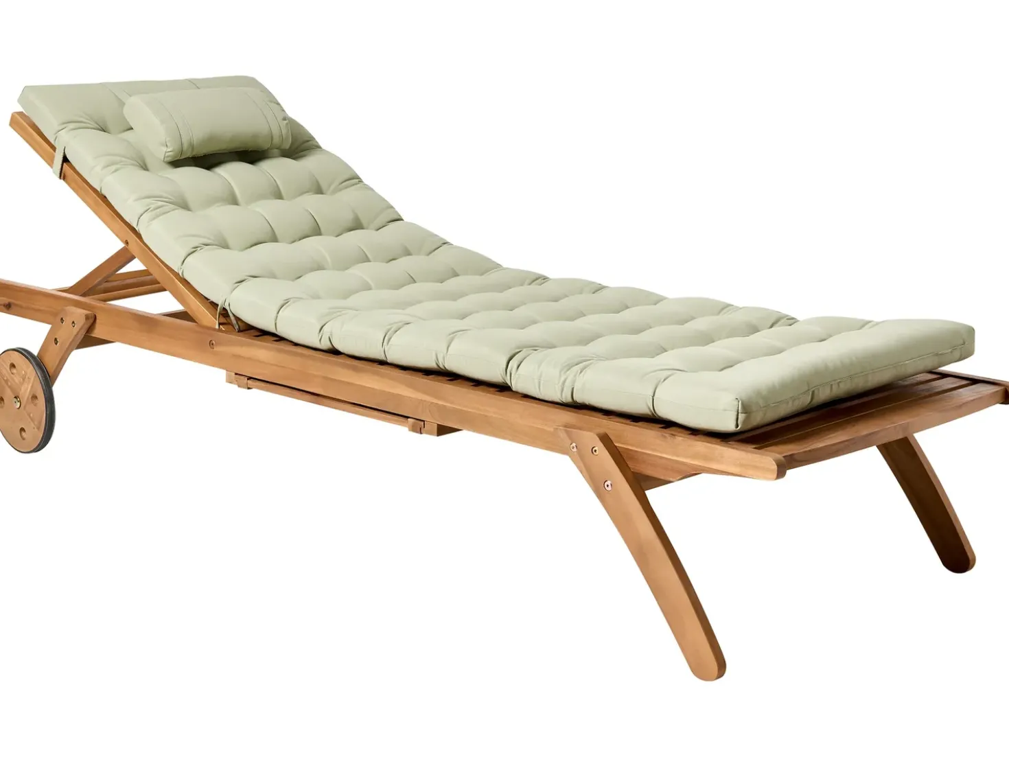 Cuscino per sdraio CESANA PREMIUM 192 x 56 cm Verde chiaro