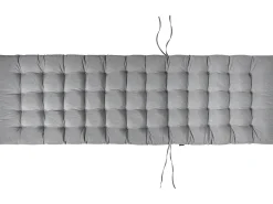 Cuscino per sdraio CESANA PREMIUM 192 x 56 cm Grigio melange