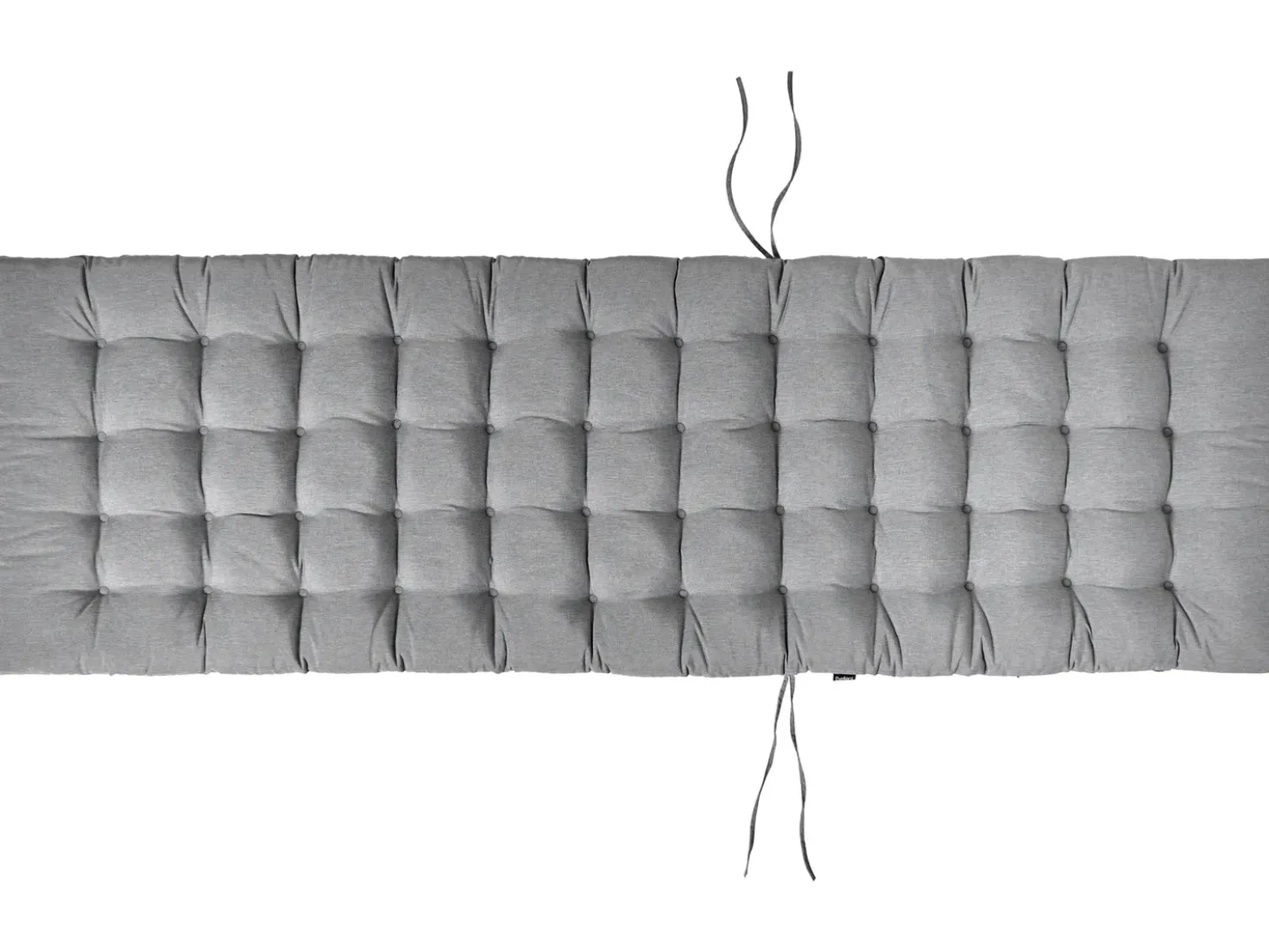 Cuscino per sdraio CESANA PREMIUM 192 x 56 cm Grigio melange