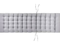 Cuscino per sdraio CESANA PREMIUM 192 x 56 cm Grigio chiaro