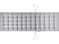 Cuscino per sdraio CESANA PREMIUM 192 x 56 cm Grigio chiaro