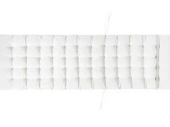 Cuscino per sdraio CESANA PREMIUM 192 x 56 cm Bianco sporco