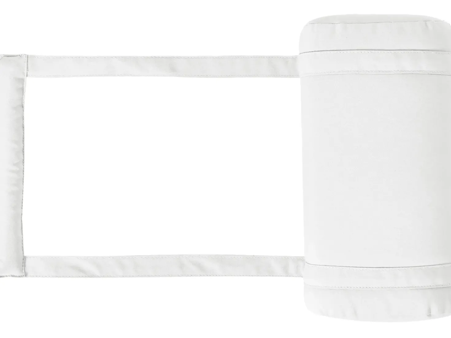 Cuscino per sdraio CESANA PREMIUM 192 x 56 cm Bianco sporco