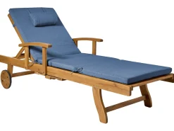 Cuscino per sdraio TOSCANA/JAVA/AMANTEA PREMIUM 189 x 58 cm Blu