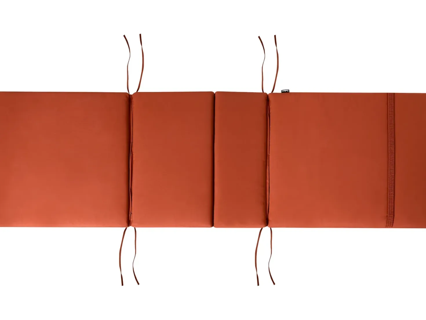 Cuscino per sdraio TOSCANA/JAVA/AMANTEA PREMIUM 189 x 58 cm Rosso