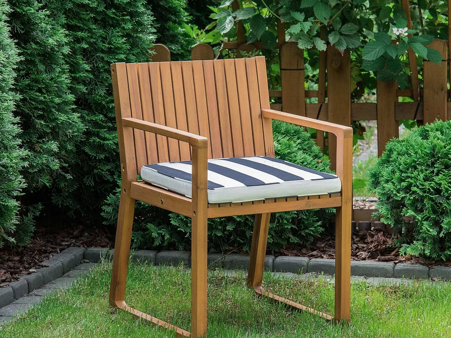Cuscino per sedia SASSARI 46 x 46 cm Blu marino