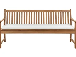 Cuscino per sedile a panca VIVARA 169 x 50 cm Bianco