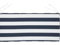 Cuscino per sedile a panca VIVARA 112 x 54 cm Blu marino