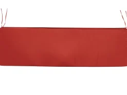 Cuscino per sedile a panca VIVARA 169 x 50 cm Rosso scuro