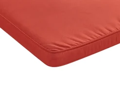 Cuscino per sedile a panca VIVARA 169 x 50 cm Rosso scuro