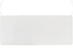 Cuscino per sedile a panca SOVANA 108 x 45 cm Bianco sporco