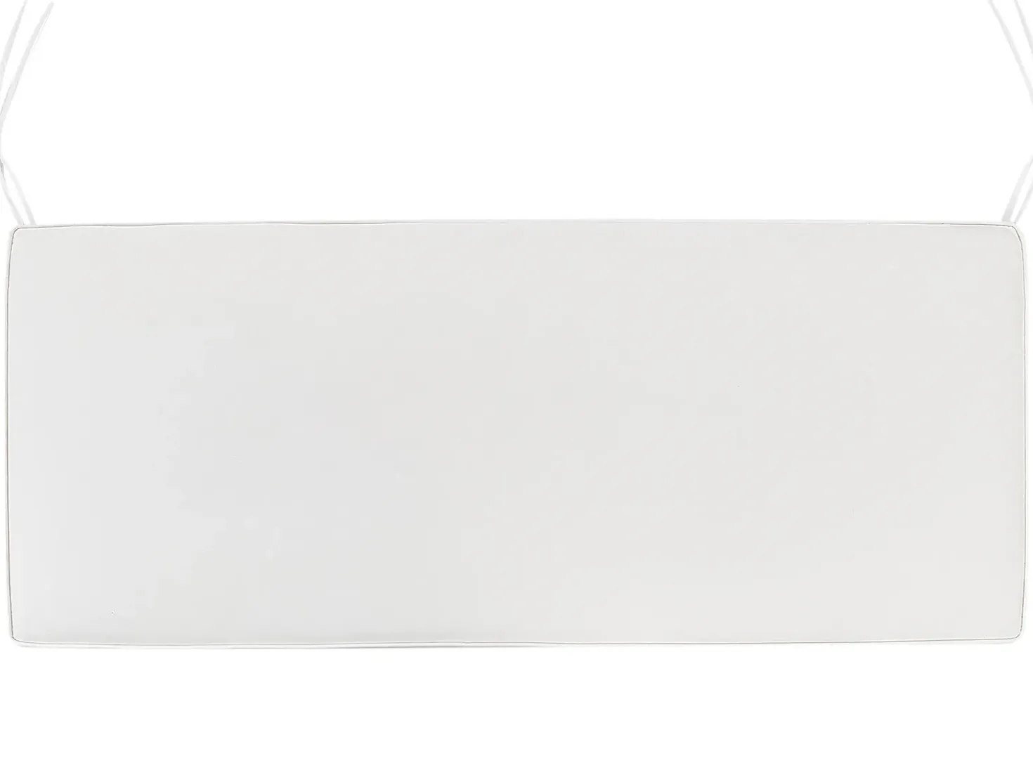 Cuscino per sedile a panca SOVANA 108 x 45 cm Bianco sporco