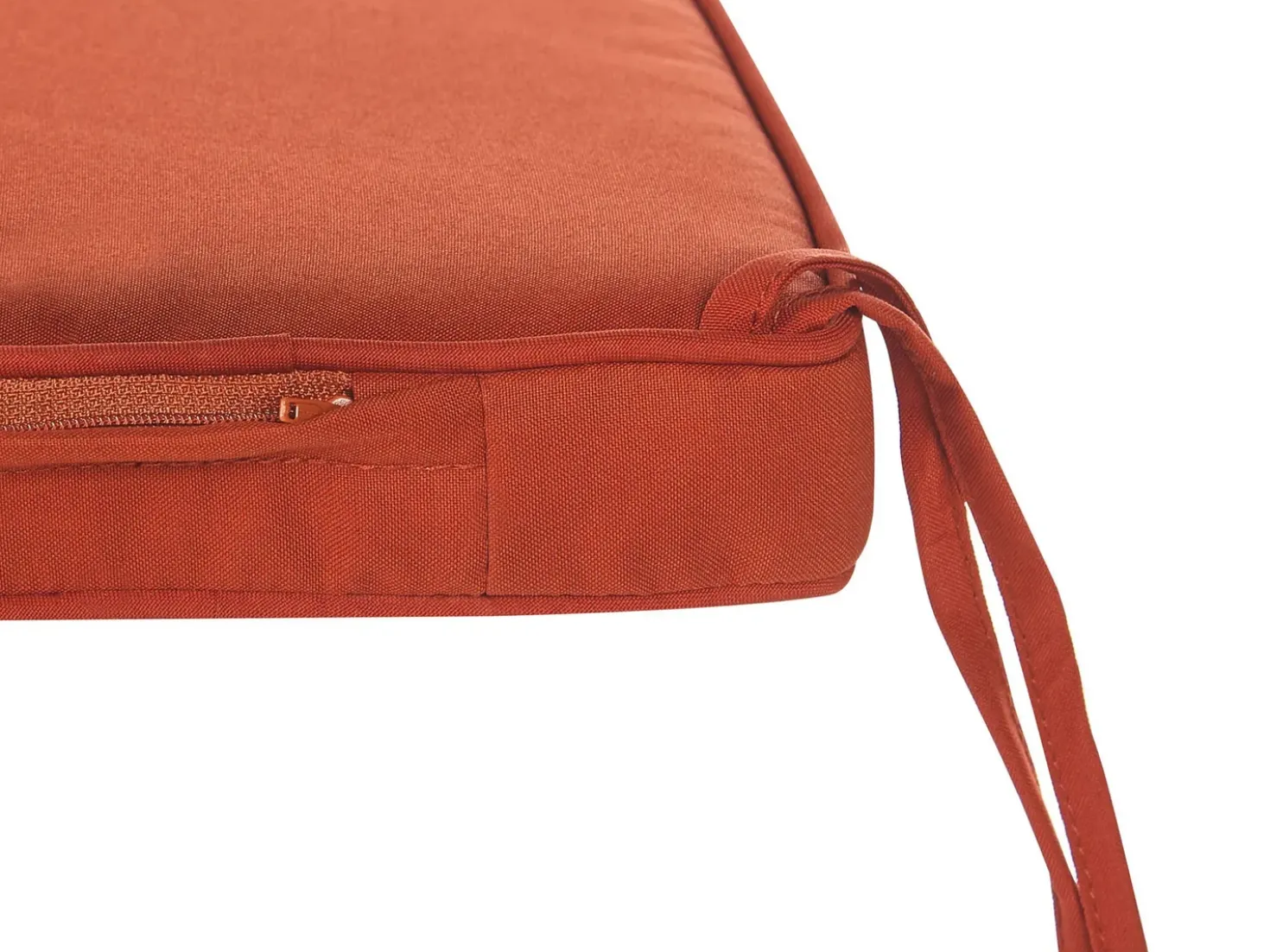 Cuscino per sedile a panca SOVANA 45 x 110 cm Rosso scuro
