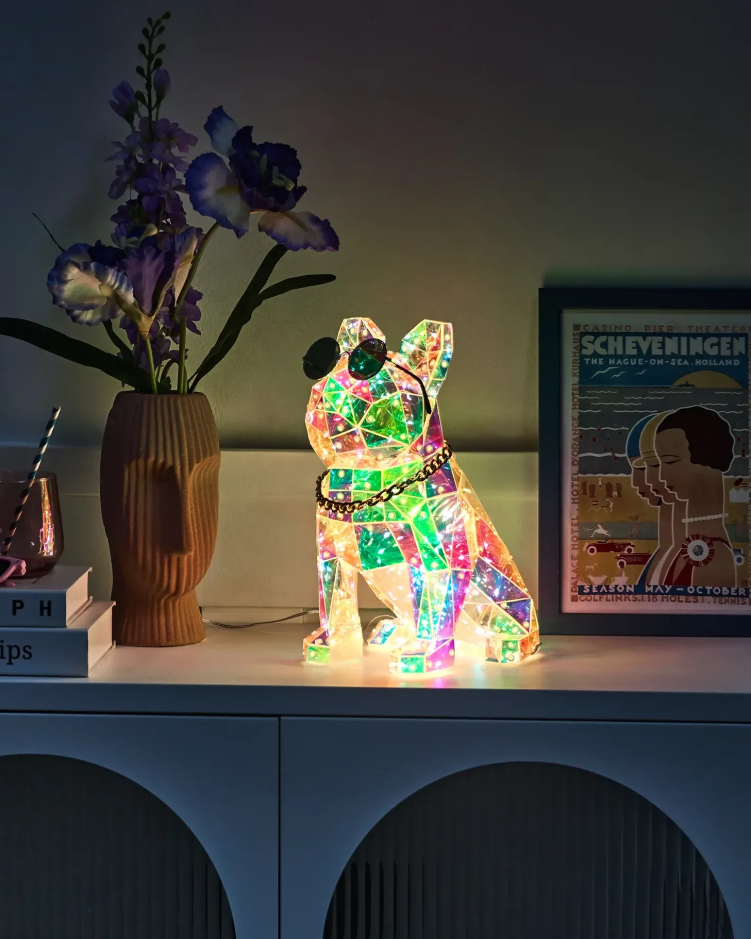 Decorazione a LED Cane JONKU Multicolore