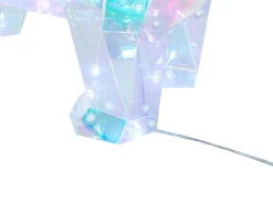 Decorazione a LED PIENI Renna 35 cm Multicolore