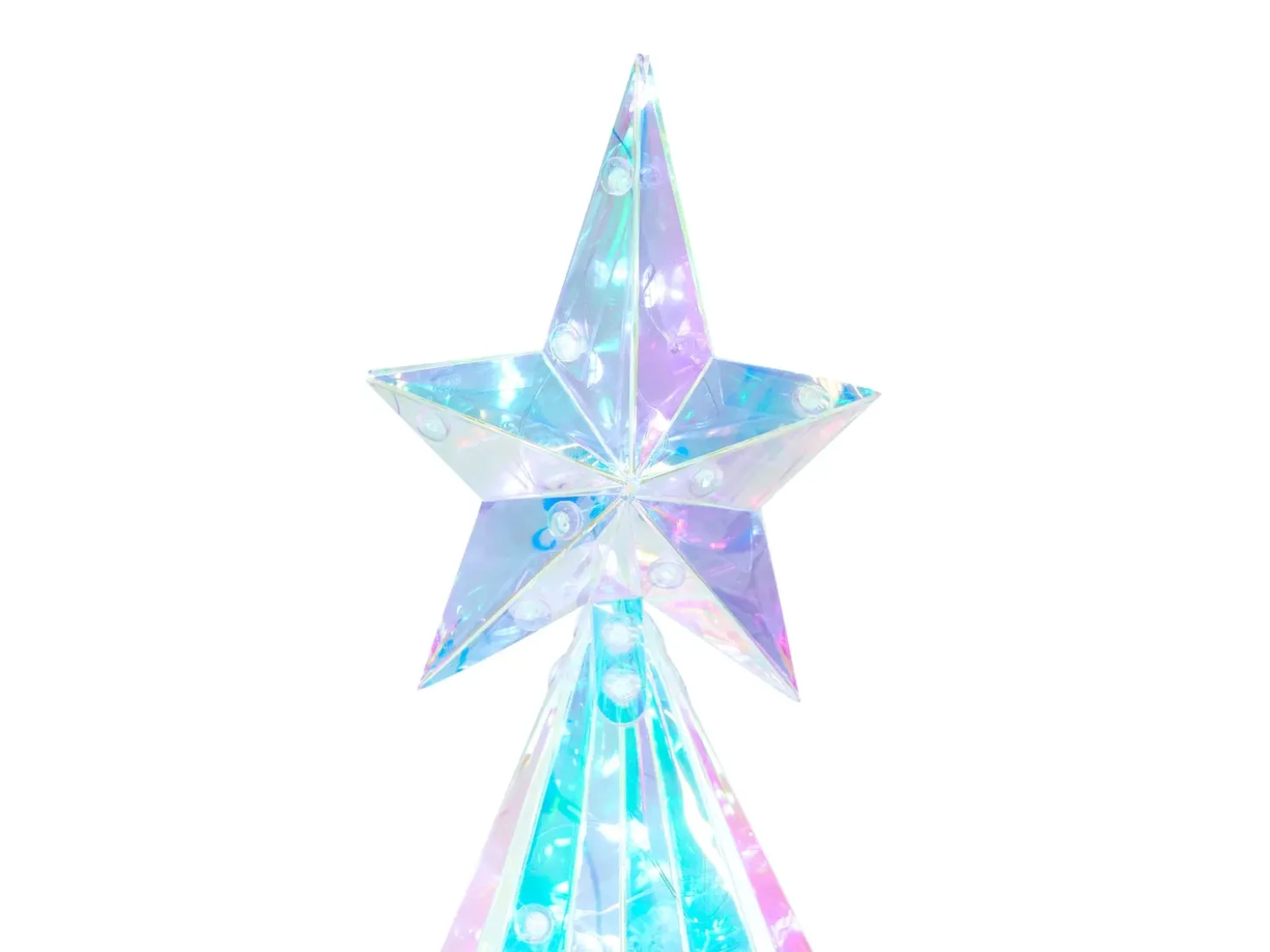 Decorazione a LED UNUKA Albero di Natale 40 cm Multicolore