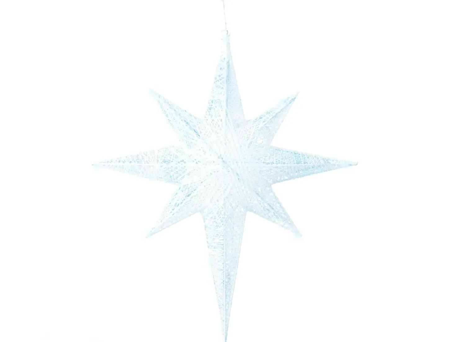 Decorazione da appendere all'aperto LED OSMA Stella 67 cm Bianco