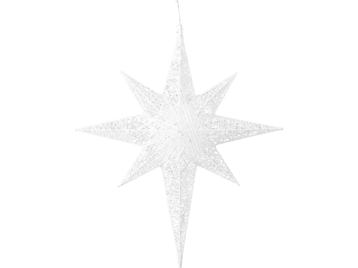 Decorazione da appendere all'aperto LED OSMA Stella 67 cm Bianco