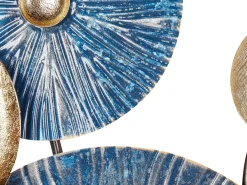 Decorazione da parete ACTINIUM Metallo 51 cm Blu