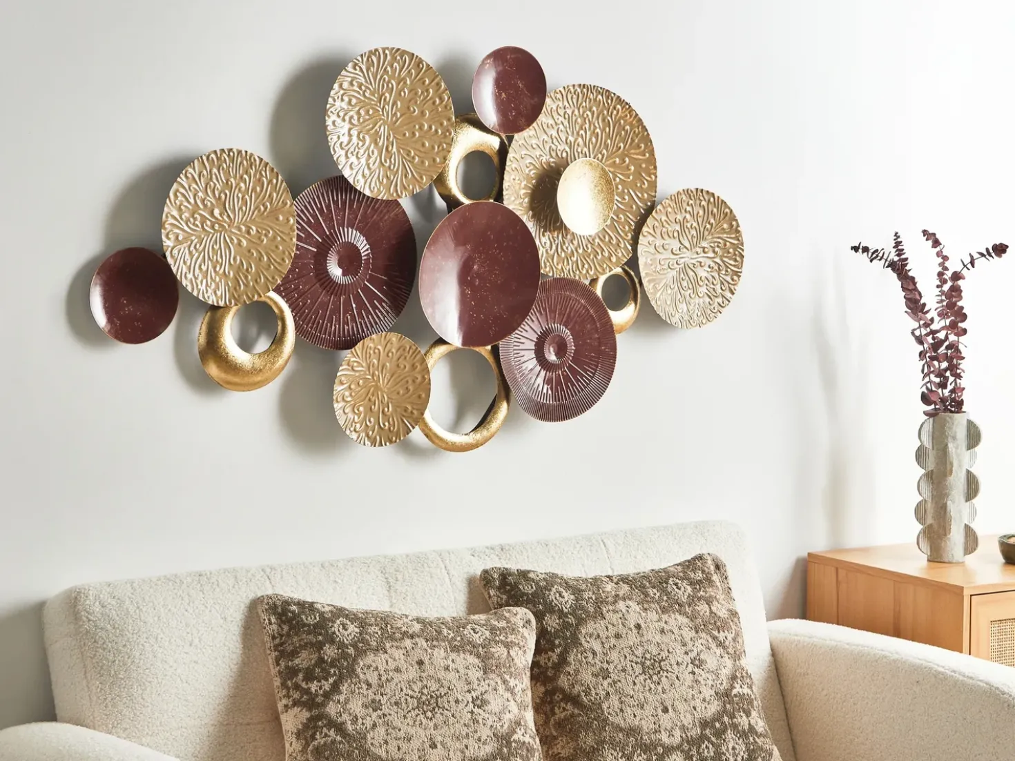 Decorazione da parete BROMINE Metallo 69 cm Oro