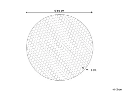 Decorazione da parete CAMARATE Metallo 60 cm Oro