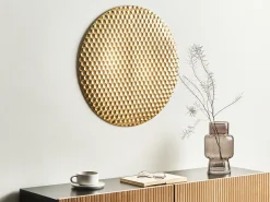 Decorazione da parete CAMARATE Metallo 60 cm Oro