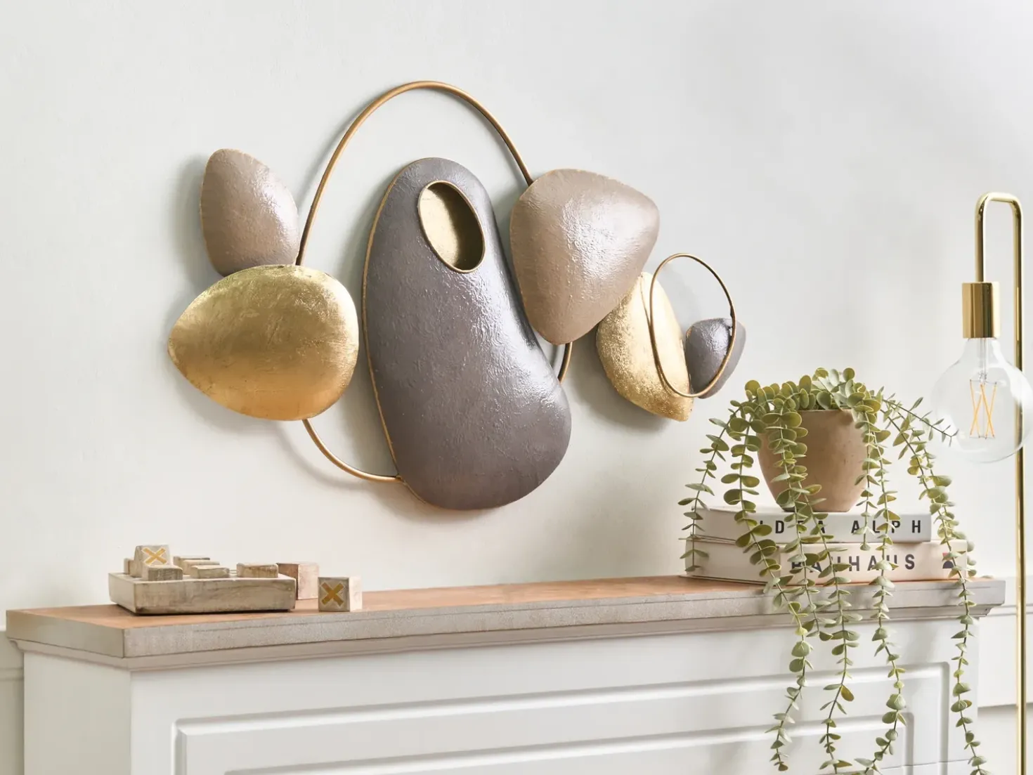 Decorazione da parete CLANE Metallo 46 cm Oro