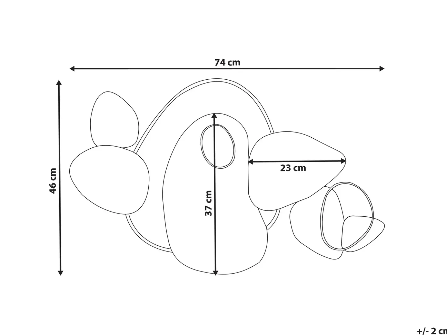 Decorazione da parete CLANE Metallo 46 cm Oro