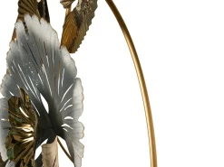 Decorazione da parete Fiore TERBIUM Metallo 56 cm Oro