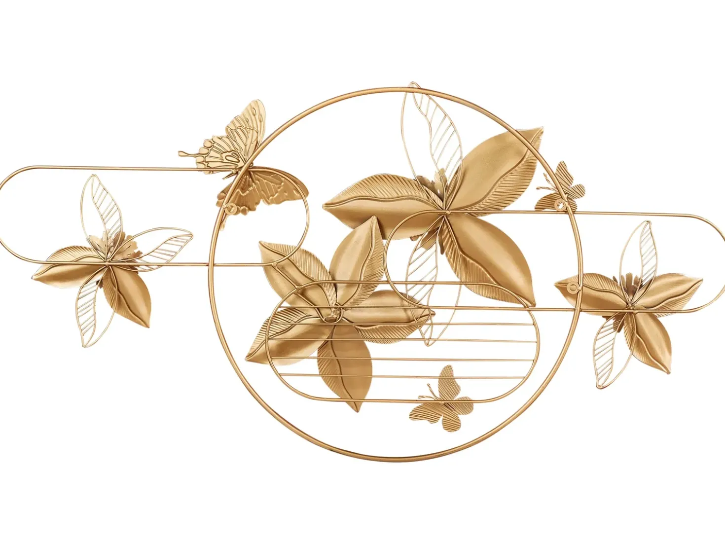 Decorazione da parete Fiore TANTALUM Metallo 59 cm Oro