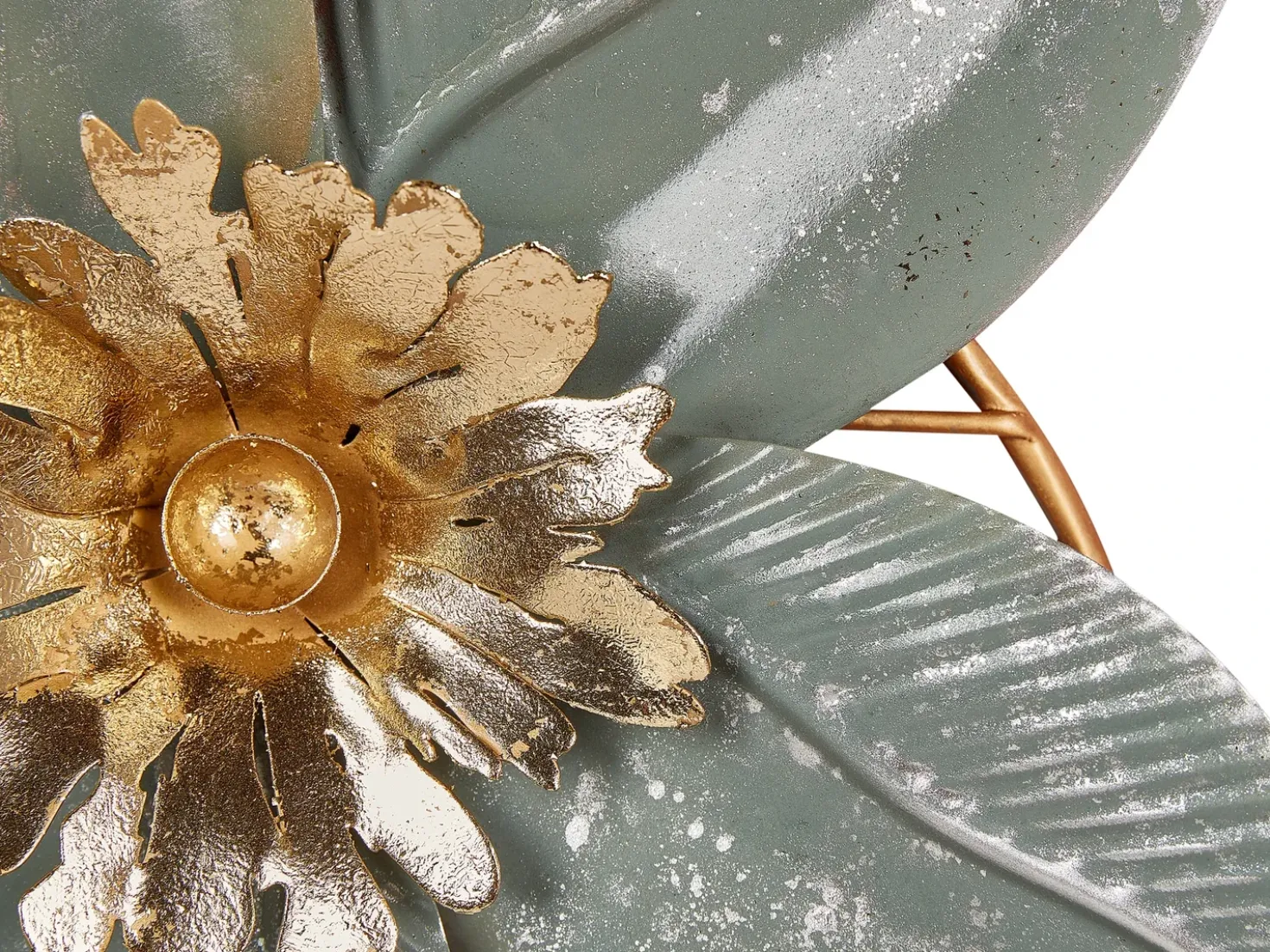 Decorazione da parete Fiore TANTALUM Metallo 59 cm Oro