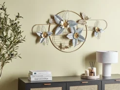 Decorazione da parete Fiore TANTALUM Metallo 59 cm Oro