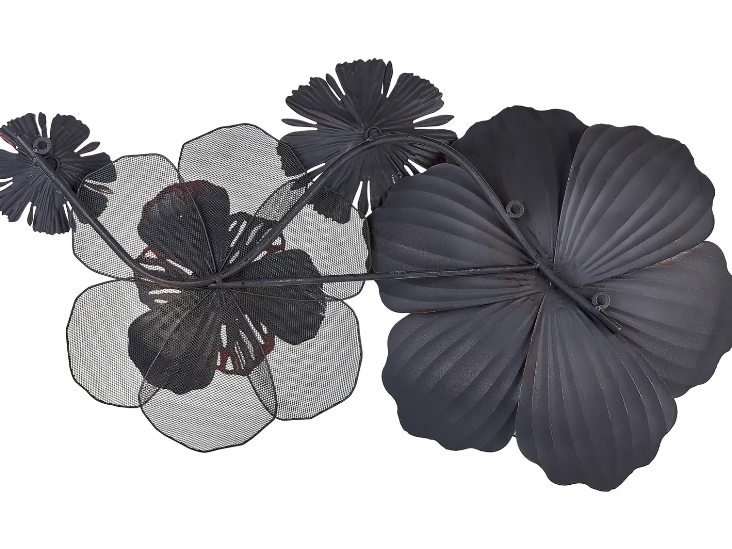 Decorazione da parete Fiore SCANDIUM Metallo 45 cm Rosso