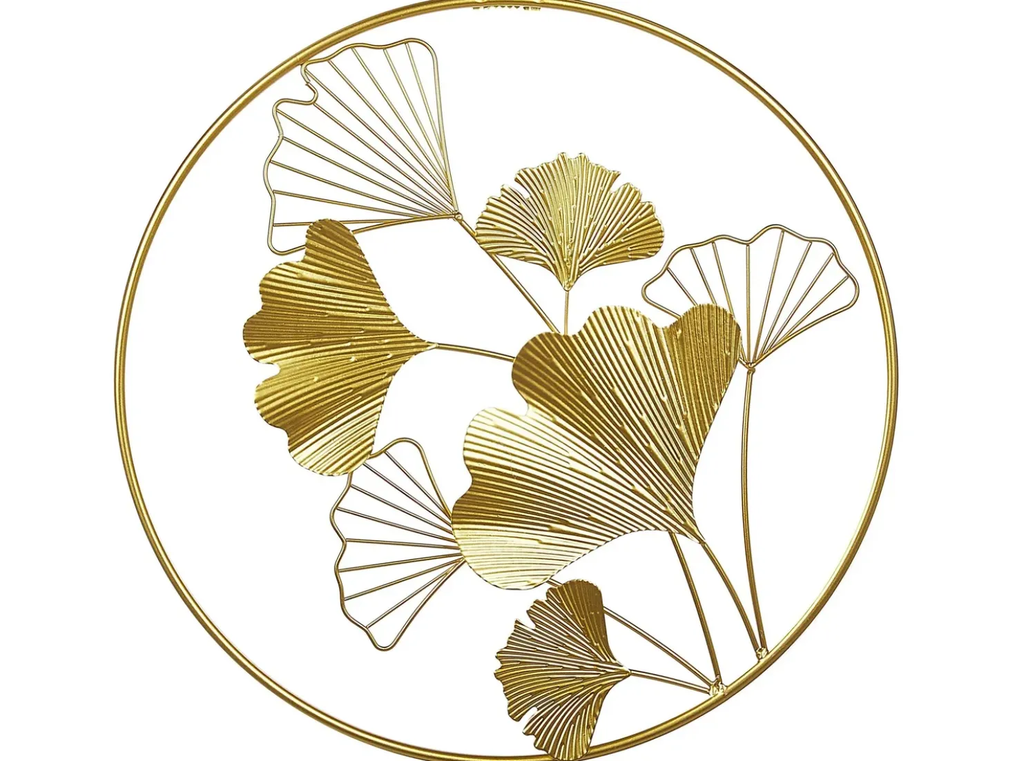 Decorazione da parete Fiore BISMUTH Metallo 45 cm Oro