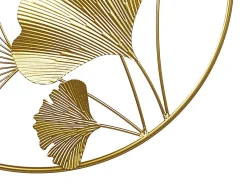 Decorazione da parete Fiore BISMUTH Metallo 45 cm Oro