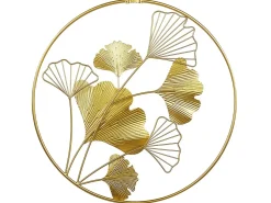 Decorazione da parete Fiore BISMUTH Metallo 45 cm Oro